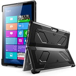 i-Blason Surface Pro 6 Case Surface Pro 2017 Heavy Duty Armorbox Protective Case without Screen Protector Compatible with Microsfot Surface Pro 6 2018 / Surface Pro 2017 / Surface Pro 4, Black