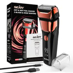 SEJOY Foil Shaver for Men Wet & Dry Electric Razor Cordless with Pop Up Trimmer