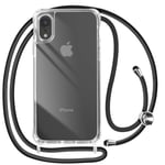 Lanyard Case for iPhone XR Rigid Bumper Corda Series Transparent