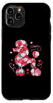 iPhone 11 Pro Cute Love Heart Roses Patten Valentines Day Poodle Case