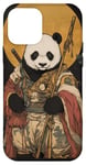 Coque pour iPhone 12 mini Panda Tarot Carte de guerrier Force Samouraï