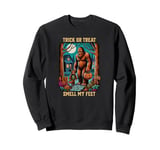 Vintage Sasquatch Halloween Bigfoot & Son Trick or Treat Sweatshirt