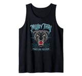 Thai Boxing Power and Precision - Muay Thai and Panther Tank Top