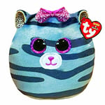 TY Toys Teeny Squish a Boo Cat Kiki - 8 CM, Blue, 2009171