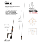 Scan VHF23 Marine VHF Mast Antenne