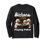 Dogs Playing Poker Bichon Frize Bichon Frize Dog breed Long Sleeve T-Shirt