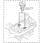 Thule Bicycle Cycle Bike 52677 Lock Cylinder For 598