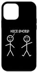 Coque pour iPhone 12 mini Nice Shoes Sarcasme Funny Stickman Stick Figure Sarcastique Pun