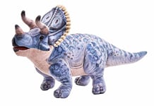 Wild Republic Artist Collection Dino Tricératops, Cadeau pour Enfants, 38 cm, Jouet en Peluche, garnissage en Bouteilles d'eau recyclées et tissées