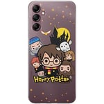 ERT GROUP mobile phone case for Samsung A14 4G/5G original and officially Licensed Harry Potter pattern 100 optimally adapted to the shape of the mobile phone, partially transparent