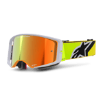 Crossbriller Alpinestars Supertech Corp Yellow Fluo-Grå-Mirror Red