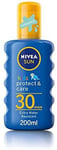 SUN Kids Protect Care Coloured Spray SPF 30 200 Ml Sunscreen Spray With SPF 30 