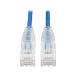 TRIPP LITE Eaton Tripp Lite Series Cat6 Gigabit Snagless Slim UTP Ethernet Cable (RJ45 M/M)  PoE  Blue  5 ft. (1.52 m) - koblingskabel - 1.52 m - blå