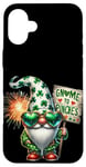 iPhone 16 Plus Happy St Paddys Day Gnomes With St Patricks Day Shamrock Case