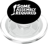 Some Assembly Required Funny Leg Amputee Humor PopSockets PopGrip for MagSafe