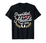 Promoted to Abuela 2025 Mothers Day First Time Mom Pregnancy T-Shirt