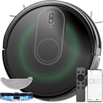 Robot Vacuum Cleaner with Mop, 4000Pa Suction, 150Min Runtime, Wi-Fi/App/Alexa