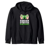 Funny Slime Green Squish Stretch Slime Success Slime Maker Zip Hoodie