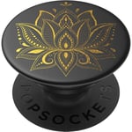 PopSockets PopGrip -puhelinpidike, Golden Prana Black