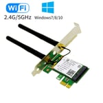 2.4G/5G Wireless WiFi PCI-E Card 300/450Mbps Dual Band Network Adapter Desktop