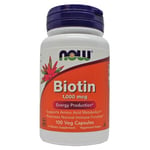 NOW Foods - Biotin, 1000mcg - 100 vcaps