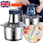 5L Electric Meat Grinder Mincer Mixer Home Blender Mini Food Chopper Processor