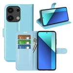 Xiaomi Redmi Note 13 4G      Pu Wallet Case    [Lightblue]