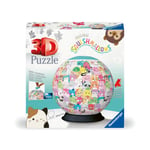 Pussel Squishmallows 3D Ball 72 bitar, Ravensburger