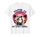 Tapir Is My Spirit Animal Cute Vintage Tapir Men Women Kids T-Shirt