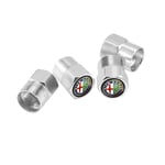 4kpl metalliseos auton renkaiden venttiilin varren suojukset Alfa Romeo 159 Giulietta 147 Mito Giulia 156 166 GT Stelvio Tonale shry