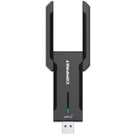 WiFi-USB-sovitin, 5374 Mbps, 2,4 GHz, 5 GHz, 6 GHz