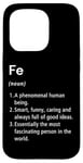 Coque pour iPhone 15 Pro Fe Définition du nom Dictionnaire amusant