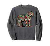 Jaguar Warrior Mexican Aztec History and Tezcatlipoca Sweatshirt