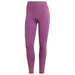 adidas Sports Leggings 7/8 Small Pink Optime Aeroready High-Rise BNWT RP£50