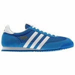 Adidas Originals Mens Dragon Trainers Blue White Mens Uk Sizes