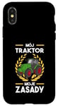 Coque pour iPhone X/XS Farmers My Tractor My Rules Mój Traktor Mon Zasady Tractor