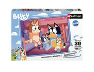 Nathan - Puzzle enfants - 30 pièces - L'heure de dormir Bluey - Fille ou garçon dès 4 ans - Puzzle de qualité supérieure - Carton épais et résistant - Quotidien & Famille - 86163