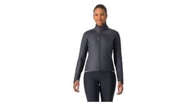 Veste hiver femme castelli fly noir silver