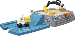 Little Tikes Dirt Diggers Excavator Sandbox for Kids - Includes Lid & Play Sand