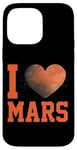 iPhone 14 Pro Max Planet Martian I Love Mars Heart Case