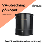 BioKube Mars 3000 4K- Reningsverk för 8-10 hushåll