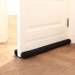 Rori Boudin de porte double 80 cm pour portes - protection Joint sol noir Butée traction contre le bruit et Draft Stopper rond Différentes tailles, (8089)