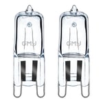 GMY Ampoule G9 Pour Four Halogène G9 Oven 25W 230V Ampoule à Tolérance de 300°C 2 Pack