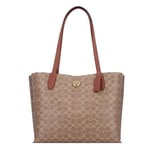 Coach Willow Shopper Sac 34 cm tan caramel (TAS037816)