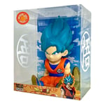 Figurine Tirelire Dragon Ball Super Son Goku Super Saiyan Bleu Plastoy (222514)