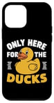 iPhone 12 mini Only Here for the Ducks Rubber Duck Case