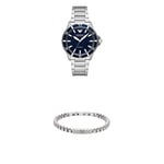 Emporio Armani Casual Watch Men's Stainless Steel ID Bracelet