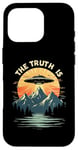 iPhone 16 Pro THE TRUTH IS UFO Mountain Sunset Case