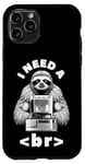 Coque pour iPhone 11 Pro I Need A Break Computer Code Programmation humoristique Paresseux