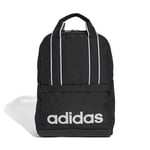 adidas Women's LINEAR ESSENTIALS BACKPACK, Black/Silver Metallic, One Size